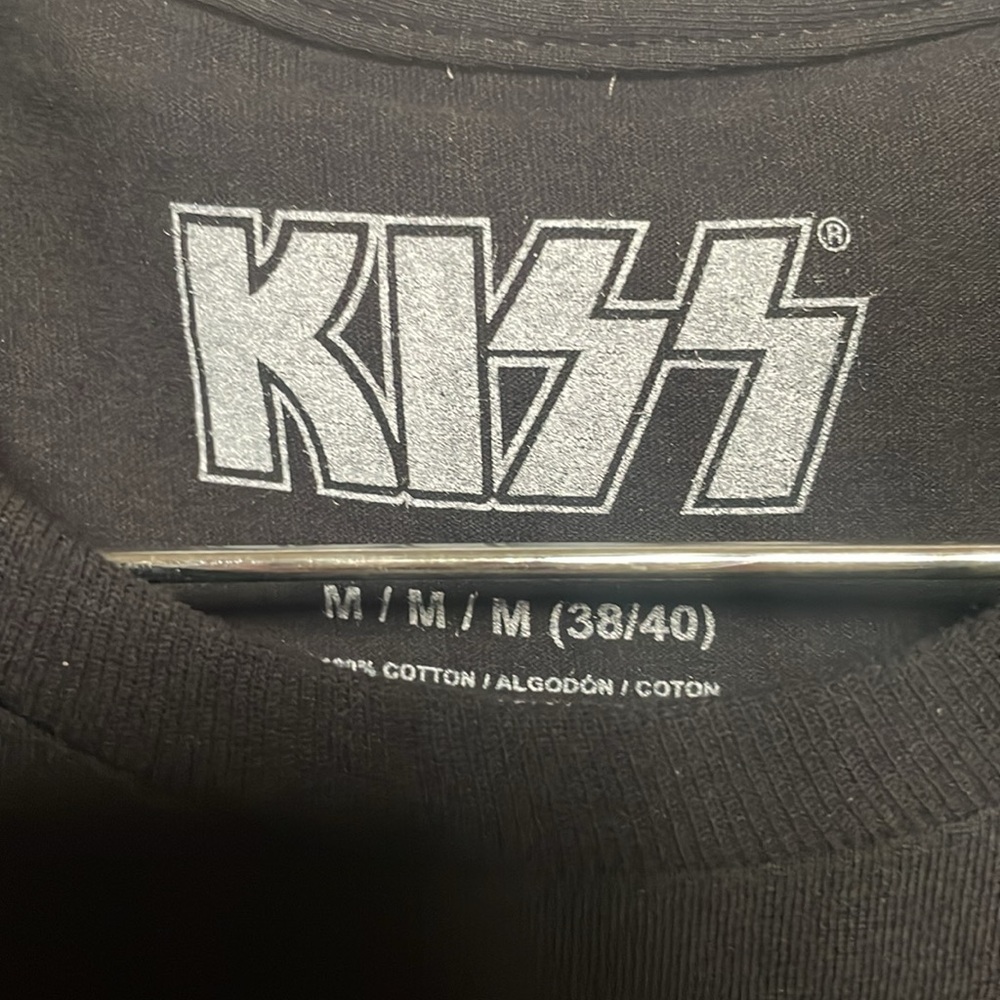 KISS custom rhinestone tee size medium - Picture 4 of 4